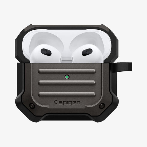 ASD00537 - Apple AirPods Pro Case Tough Armor in black showing the front